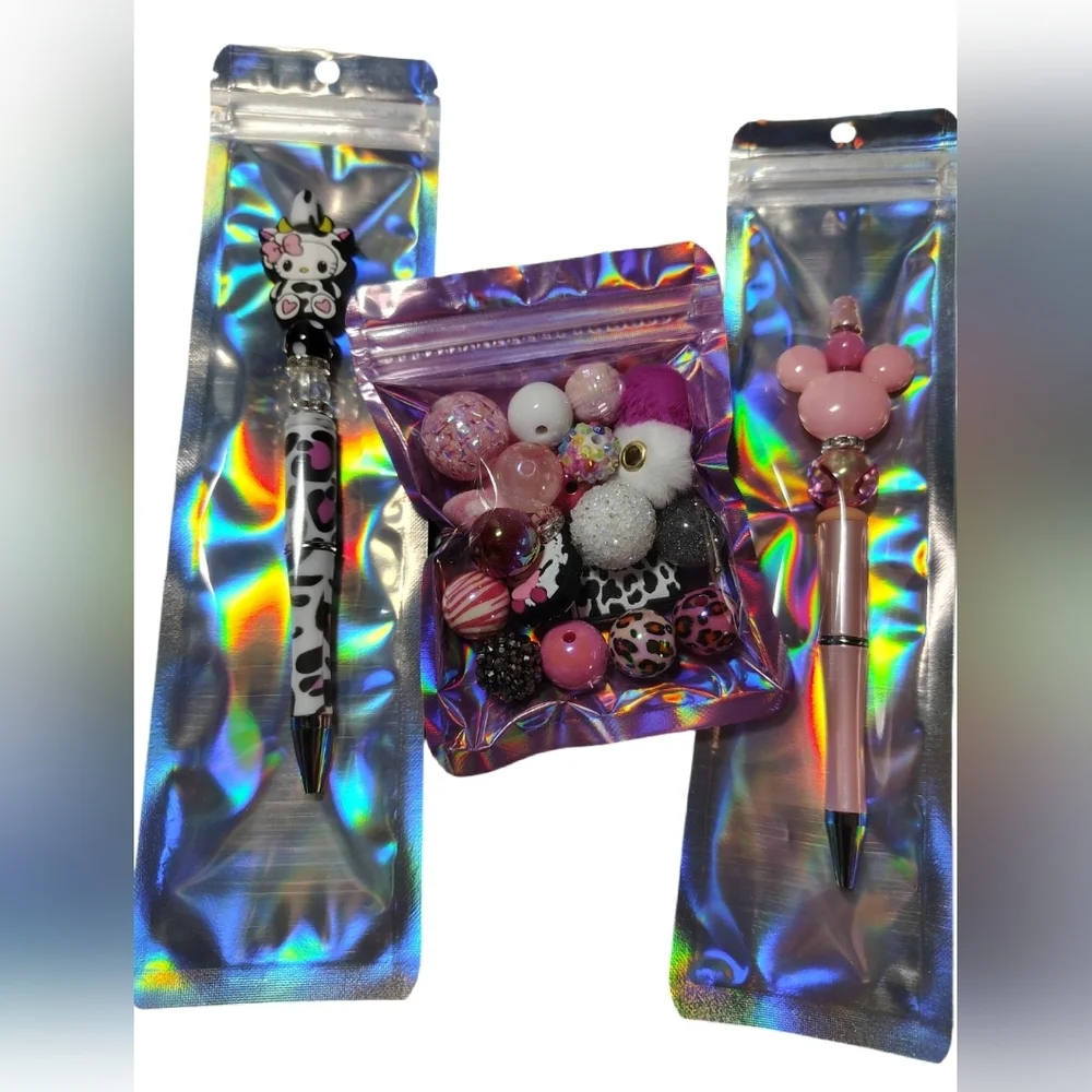 Beaded Character Pens With Bead Pack